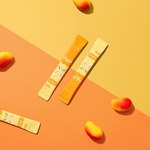 Produits d'hygiène bucco-dentaire, bain de bouche pratique pour enfants, haleine fraîche, sans ingrédients nocifs, saveur pomme-mangue en sachet - Product Image 3