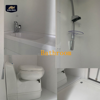 Caravane de luxe pour le camping, remorque de voyage tout-terrain pour le tourisme, Remorque Wohnwagen avec salle de bain