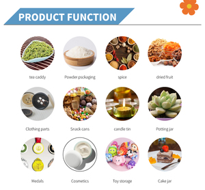 Lon thiếc đựng trà/nến cao cấp 2.5oz, có thể tái chế, thiết kế tùy chỉnh, dùng cho thực phẩm gia dụng - Product Image 6