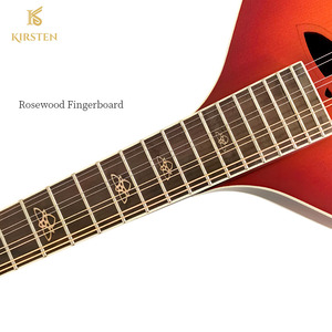 Mandolin Gitar Akustik Profesional 30 Inch Model A, Top Spruce Matte Solid Body, Grosir Pabrik, Custom untuk Pemula dan Pelajar - Product Image 4