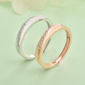 925 Sterling <b>Silver</b> Classic Channel <b>Rings</b> with Sunstar Cubic Zirconia IGI Certified for Wedding & Party Occasions for <b>Men</b> Women - Product Image 1