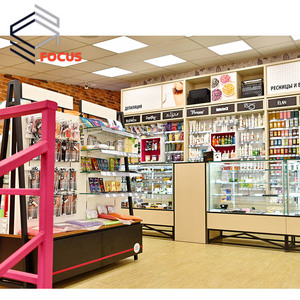 New Cosmetic Showroom Design Cosmetics Store Fixture Glass Cosmetic Display Counter