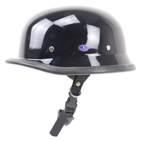 Nouveau casque de moto vintage en cuir PU unisexe Chopper Retro Cap Motorbike Half Casco Moto Capacete DOT