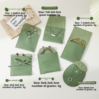 Coffret à bijoux de luxe Becan vert avec couvercle et base en papier, boîte élégante à tiroir pour bagues et bracelets, emballage de bijoux