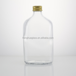 Offre Spéciale – Bouteille en Verre Plate de 500 ml (16 oz) pour Café Infusé à Froid, Brandy, Liqueur, Tequila, Whisky, Rhum, <span class=keywords><strong>Gin</strong></span> avec Bouchon à Vis - Product Image 2