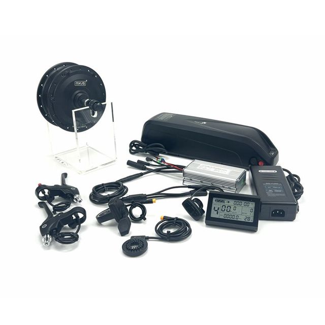 E Bike Conversion Motor Kit Rear Wheel 20 Amp Controller 48v 36v 7 Speed Freewheel MTX