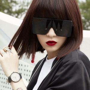 Gafas de Sol Cuadradas Extra Grandes con Protección UV400, Estilo Vintage, Degradado, de Alta Calidad, para Hombre y Mujer, Venta al Por Mayor 2021 - Product Image 5