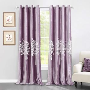 Cortinas De Ducha Para Baño, Cortina Floral De Pájaros Tropicales Para Duchas Y Bañeras, 55 X 72 Pulgadas De Largo, Ganchos Incluidos