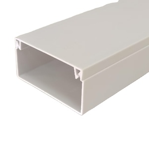 Canalización y Bandeja <span class=keywords><strong>de</strong></span> Cables <span class=keywords><strong>de</strong></span> PVC Plástico Blanco Eléctrico Resistente al Fuego, Impermeable, Tamaños <span class=keywords><strong>10x10</strong></span>, 16x16, 16x25, 40x25 - Product Image 1