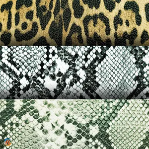 Pelle PU Durevole e Traspirante per Borse con Goffratura Effetto Pelle Animale, Pelle Spessa di Alta Qualità Resistente e Anti-usura - Product Image 1