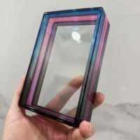Pelindung Bumper Slab Warna Gradasi TPU Pelindung Kartu Bergradasi Pelat Belakang Akrilik Transparan