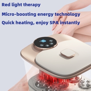 "<span class=keywords><strong>Top</strong></span> Smart <span class=keywords><strong>Electronic</strong></span> Foot Bath Masajeador con pantalla LCD Térmica Burbuja IR Terapia Vibración" - Product Image 6
