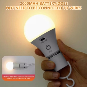 Led Color Changing Bulb với điều khiển từ xa USB có thể sạc lại E27 bóng đèn không có hệ thống dây điện yêu cầu Tường đèn RGB nguồn ánh sáng bóng đèn - Product Image 4