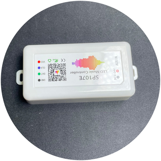 SP107E DC5V/12V/24V APP BTControl LED Pixel Controller for Addressable Pixel LEDs WS2812B WS2811 SK6812 UCS1903