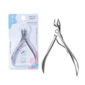 LMLTOP Alicates para Cutículas de Acero Inoxidable H812, Herramienta para Uñas de Doble Cabeza Duradera - Product Image 3