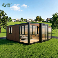 Casa Contenedor Prefabricada Plegable y Expandible de 40, 20 y 30 Pies, Vivienda Prefabricada para Envío, Casa Portátil de 2, 4 y 5 Dormitorios