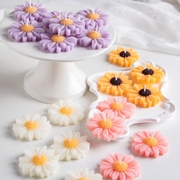 Bougie flottante parfumée en forme de marguerite avec pétales colorés et fleur douce, bougies décoratives pour la décoration de l'eau de bain