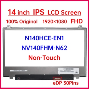 شاشة LCD للكمبيوتر المحمول مقاس 14 بوصة طراز NV140FHM N62 N140HCE EN1 N140HCE-EN1 NV140FHM-N62 لوحة عرض بديلة بدقة 1920×1080 و30 سنًا - Product Image 2