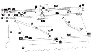 ที่บังแดดและแว่นกันแดดแบบพับเก็บได้สำหรับใช้กลางแจ้งแบบ DIY สำหรับบ้าน - Product Image 3