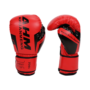 थोक वयस्क मुक्केबाजी दस्ताने प्रतियोगिता और संडा लड़ाई के लिए चमड़े के प्रशिक्षण दस्ताने - Product Image 2