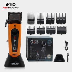 New probarbers từ bìa điện tóc Clipper LED hiển thị với cơ sở USB cắt tóc chuyên nghiệp máy cắt - Product Image 2