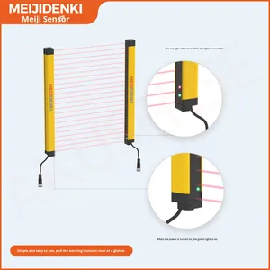 AKUSENSE IP65, cortina de luz de seguridad con sensor industrial, rejilla protectora, protección del área de la mano, serie BSL, económico y personalizable - Product Image 4
