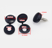 Cache-vis en plastique M4 M5 M6 Cache-vis en plastique pour meubles Cache-vis auto-perceurs Cache-vis à clipser