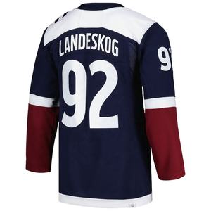 Versandbereit # 29 Nathan Mackinnon # 8 Cale Makar # 92 Gabriel Landeskog 2025 Hochwertig genähtes Eishockey-Trikot - Product Image 3