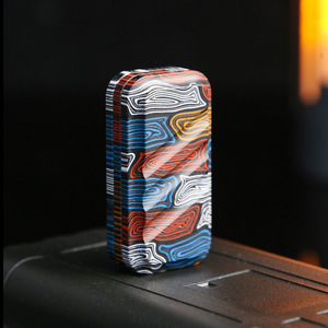 Jouet pour adulte en fibre de verre et plastique à trois couches, avec fonction de poussée directe de carte, carte de poussée de jetons PPB, EDC, Fidget Spinners, jouet de décompression - Product Image 4