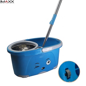 Juego de cubo para fregona IMAXX Classical <span class=keywords><strong>spin</strong></span> 360, fregona mágica de microfibra para limpieza de suelos con cabezales de repuesto para limpieza de suelos - Product Image 4