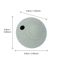 Jouet à mâcher en silicone durable en gros, mignon en forme d'os, puzzle pour animaux de compagnie, alimentation lente pour petits chiens et chats, couleur personnalisée OEM/ODM