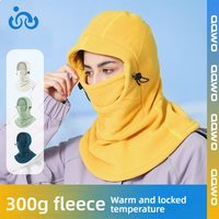 Masque de ski d'hiver en tissu polaire personnalisé coupe-vent et chaud Masque de ski Sports de plein air Masque de ski intégral Cagoule sublimée