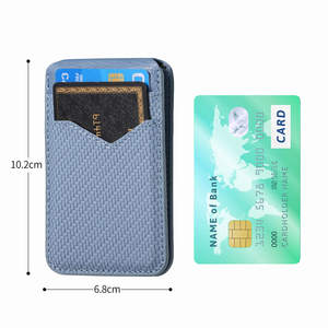 Cartera Magnética de Cuero PU para Tarjetas de Crédito, con Soporte Plegable para Teléfonos iPhone Serie 17, 16, 15, 14 y 13 - Product Image 3