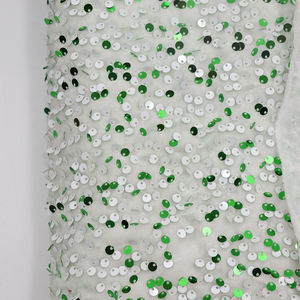 Tissu à paillettes florales multicolores pour textiles de maison, vêtements pour filles, tricot brodé scintillant, accessoires de mariage pour garçons - Product Image 3