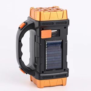 Double-ended Portable Flashlight <b>Rechargeable</b> Battery Led <b>Light</b> Outdoor Camping Hiking Searchlight <b>USB</b> Charging - Product Image 4