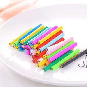 50ชิ้น/ถุงการ์ตูนอมยิ้มดอกไม้ผลไม้รักยิ้มใบหน้าเล็บซอฟท์เครื่องปั้นดินเผาดินโพลิเมอร์ชิ้นตกแต่งเล็บติด - Product Image 4