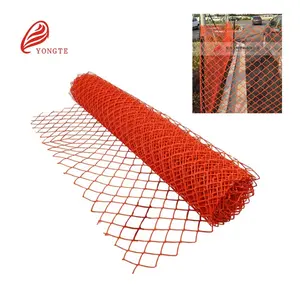 Kanada Markt 4 FTX50FT Diamant Mesh Hoch leistungs starre orange Sicherheits barriere Zaun