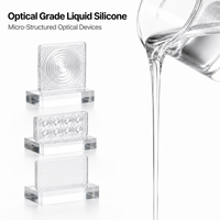 Caoutchouc de silicone liquide optique haute transparence DSA-7140, dureté Shore A 40, pour injection et moulage de lentilles optiques