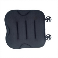 Coussin de siège de voiture premium en forme de cale - Mousse à mémoire de forme haute densité, similicuir de luxe, soulagement de la douleur sciatique pour sièges