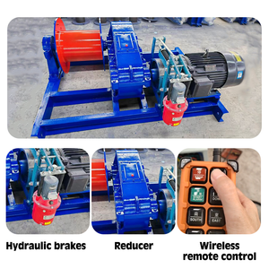 Penjualan Terbaik 5 Ton <span class=keywords><strong>JM</strong></span> Winch elektrik hidrolik dan model Manual lengkap dengan tali kawat baja - Product Image 2