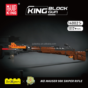 Mould King 14002 <span class=keywords><strong>Mauser</strong></span> 98K Rifle de Francotirador, Bloques de Construcción, Modelo de Arma, Ladrillos de Ensamblaje, <span class=keywords><strong>Pistola</strong></span> de Juguete, Kit de Bloques, Juguete para Niños - Product Image 2
