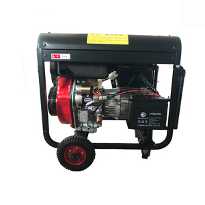 Xách tay 5KW Máy phát điện diesel 5000 Wát 380V 50Hz tần số 3 giai đoạn mở khung Loại Điện áp định mức mở loại Máy phát điện - Product Image 2