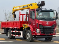 Grúa Montada en Camión de 5-12 Toneladas con Pluma Telescópica Hidráulica, Tracción en las Cuatro Ruedas, Motor Weichai, Zoomlion Hidráulico, Capacidad de Elevación de 20 m