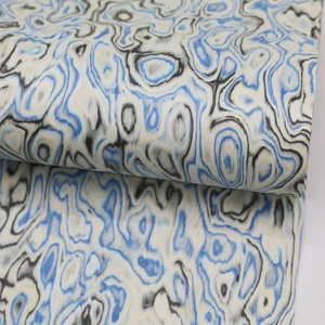 Greenland Blue and <strong>Red</strong> <strong>Burl</strong> Bird Eyes Easy Handing Engineered <strong>Wood</strong> <strong>Veneer</strong> for Hotel Furniture Villa Self-adhesive - Product Image 2
