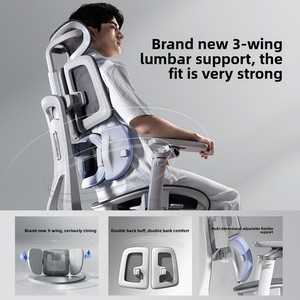 Igrow Mesh Ergonomic Computer Gaming <strong>Chair</strong> for Home Office-Comfortable Long Sitting with Adjustable Headrest Reclining Backrest - Product Image 3