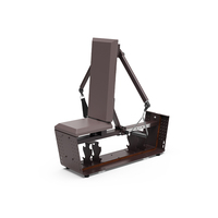 Equipo de gimnasio portátil de gama alta INPEK, entrenamiento todo en uno, Banco de Fitness cruzado con Cable alto, almacenamiento con mancuernas, Metal plegable