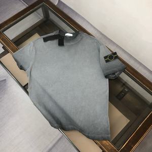 <span class=keywords><strong>Camiseta</strong></span> de Manga Corta 100% Algodón <span class=keywords><strong>Stone</strong></span> para <span class=keywords><strong>Hombre</strong></span>, Cuello Redondo, Teñido Lavado, Estilo Veraniego, Ajuste Holgado, Streetwear, Venta al por Mayor - Product Image 6