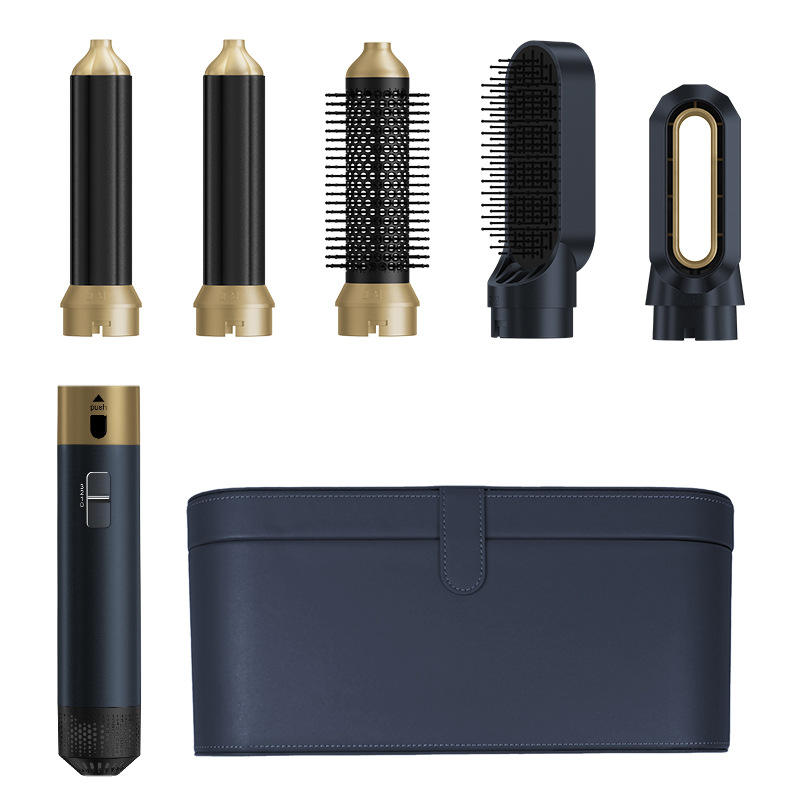 blue leather suitcase