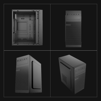 Caja de PC de Escritorio con Soporte ATX Completo, GPU de 305 mm, 7 Ranuras de Expansión, Chasis de Computadora