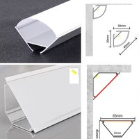 Profilé en aluminium pour bande LED en forme de U ultra-mince, série 6000, qualité supérieure, découpe, soudage, traitement